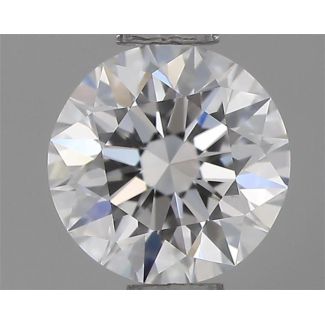 0.50 Carat Round D VVS1 EX VG GIA Natural Diamond