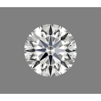 0.41 Carat Round G VVS2 EX GIA Natural Diamond