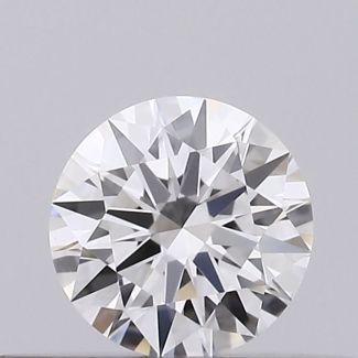 0.2 Carat Round F VS1 EX GIA Natural Diamond