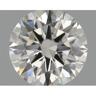 0.35 Carat Round H VS1 EX VG IGI Natural Diamond