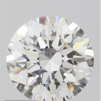 0.60 Carat Round G VVS2 EX GIA Natural Diamond