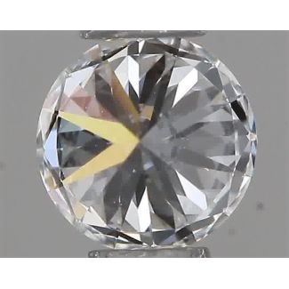 0.21 Carat Round F VVS1 EX VG GIA Natural Diamond