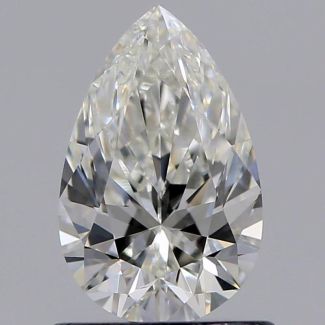 0.80 Carat Pear H VS2 - VG EX GIA Natural Diamond