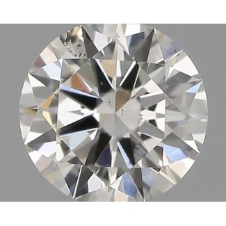 0.30 Carat Round H SI1 EX IGI Natural Diamond