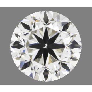 1.50 Carat Round J SI1 GD EX GIA Natural Diamond