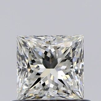 0.52 Carat Princess H VVS2 - EX VG GIA Natural Diamond