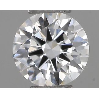 0.19 Carat Round G VVS1 EX GIA Natural Diamond