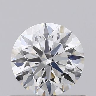 0.51 Carat Round F VS2 EX GIA Natural Diamond