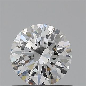 0.56 Carat Round E VS2 EX GIA Natural Diamond