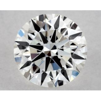 0.35 Carat Round G VVS2 EX GIA Natural Diamond