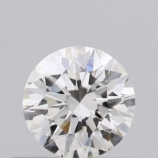 0.31 Carat Round H VVS2 EX GIA Natural Diamond