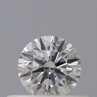 0.30 Carat Round D VVS2 EX GIA Natural Diamond