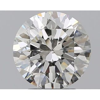 2.5 Carat Round I SI1 EX GIA Natural Diamond