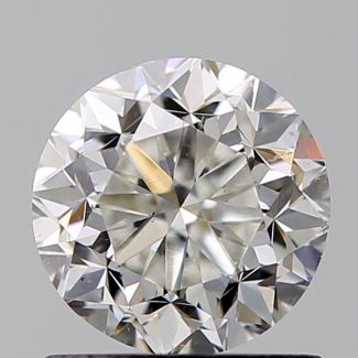 1.01 Carat Round H SI1 F VG EX GIA Natural Diamond