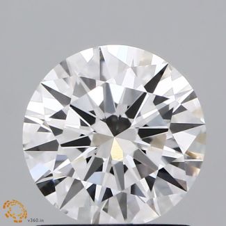 0.9 Carat Round F VVS1 EX GIA Natural Diamond