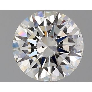 1.0 Carat Round H SI1 EX GIA Natural Diamond