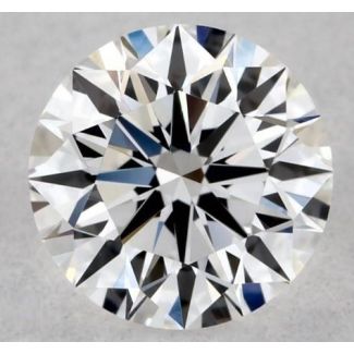 0.41 Carat Round D VVS2 EX GIA Natural Diamond