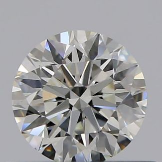 0.41 Carat Round I VVS1 VG EX GIA Natural Diamond