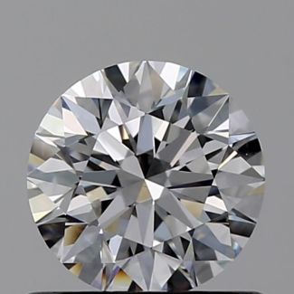 0.6 Carat Round D VS1 EX GIA Natural Diamond