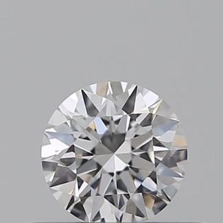 0.3 Carat Round D VVS2 EX GD GIA Natural Diamond