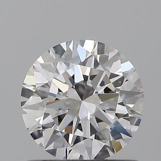 0.71 Carat Round D VVS1 EX GIA Natural Diamond