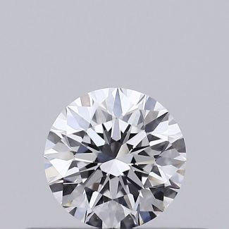 0.27 Carat Round D VVS2 EX GIA Natural Diamond