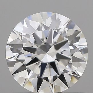 0.6 Carat Round D VVS1 EX GIA Natural Diamond