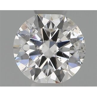 0.30 Carat Round E SI2 EX GIA Natural Diamond