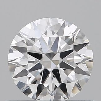 0.53 Carat Round D VS2 EX GIA Natural Diamond