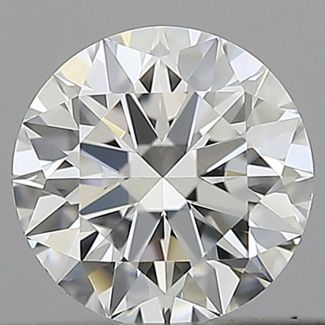 0.45 Carat Round E VVS2 EX GIA Natural Diamond