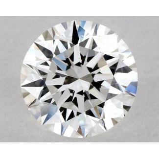 0.61 Carat Round E VVS2 EX GIA Natural Diamond