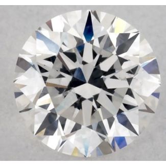 0.50 Carat Round F SI2 EX GIA Natural Diamond