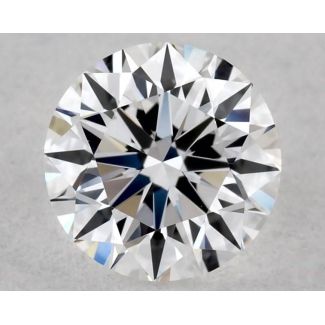 0.41 Carat Round D VVS2 EX GIA Natural Diamond