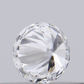 0.18 Carat Round D VVS2 EX GIA Natural Diamond