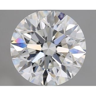 1.11 Carat Round F VVS1 EX GIA Natural Diamond