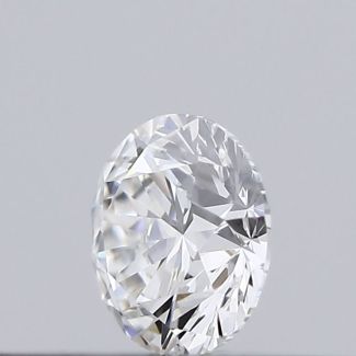 0.16 Carat Round F VVS1 EX VG GIA Natural Diamond