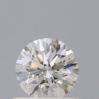 0.50 Carat Round H VS1 EX VG GIA Natural Diamond