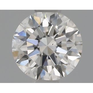 0.5 Carat Round H VS1 EX GIA Natural Diamond