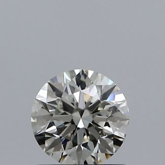 0.70 Carat Round K SI1 VG EX GIA Natural Diamond