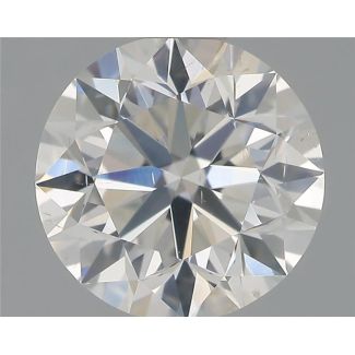 0.90 Carat Round G SI2 VG EX GIA Natural Diamond