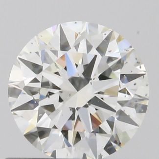 0.72 Carat Round F SI1 EX IGI Natural Diamond