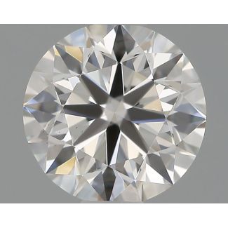 0.6 Carat Round H VS1 EX IGI Natural Diamond