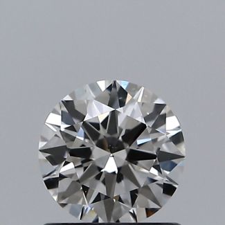 0.70 Carat Round E SI1 EX GIA Natural Diamond