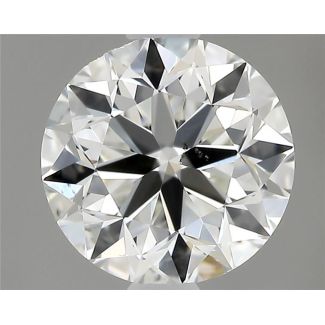 0.55 Carat Round H SI1 VG GIA Natural Diamond