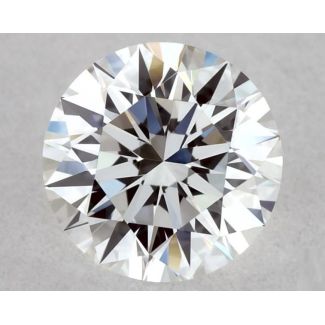 0.32 Carat Round F VVS2 EX VG GIA Natural Diamond