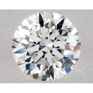 0.74 Carat Round H VVS2 EX GIA Natural Diamond