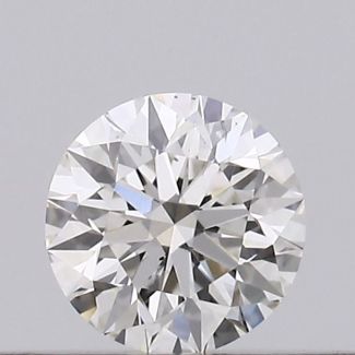 0.19 Carat Round H SI1 EX GIA Natural Diamond