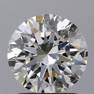 1.52 Carat Round H VVS2 EX GIA Natural Diamond