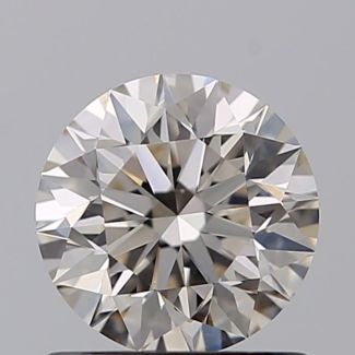 0.80 Carat Round J VS1 EX GIA Natural Diamond