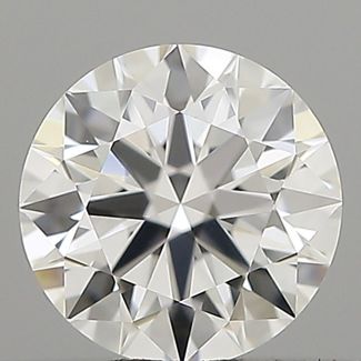 0.36 Carat Round F VVS1 EX GIA Natural Diamond